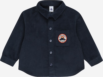 PETIT BATEAU Regular fit Button Up Shirt in Blue: front