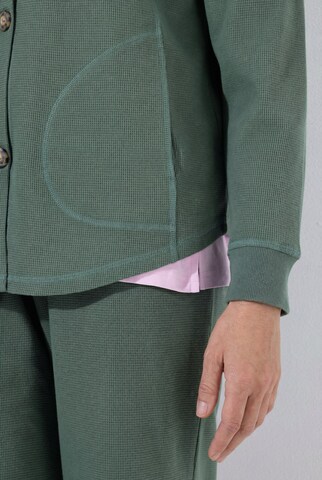 Ulla Popken Sweatjacke in Grün