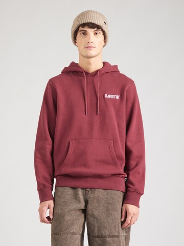 sarkans LEVI'S ® Sportisks džemperis: no priekšpuses