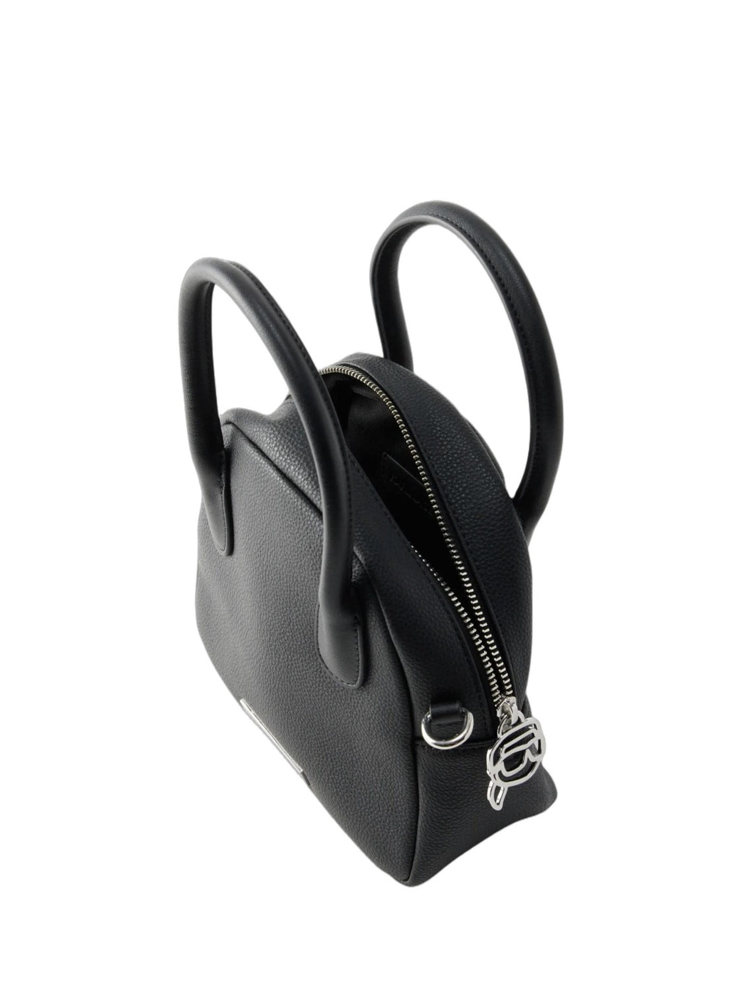 Karl Lagerfeld Käsilaukku 'Karl Lagerfeld Sac Bandoulière Ikon Noir' värissä musta