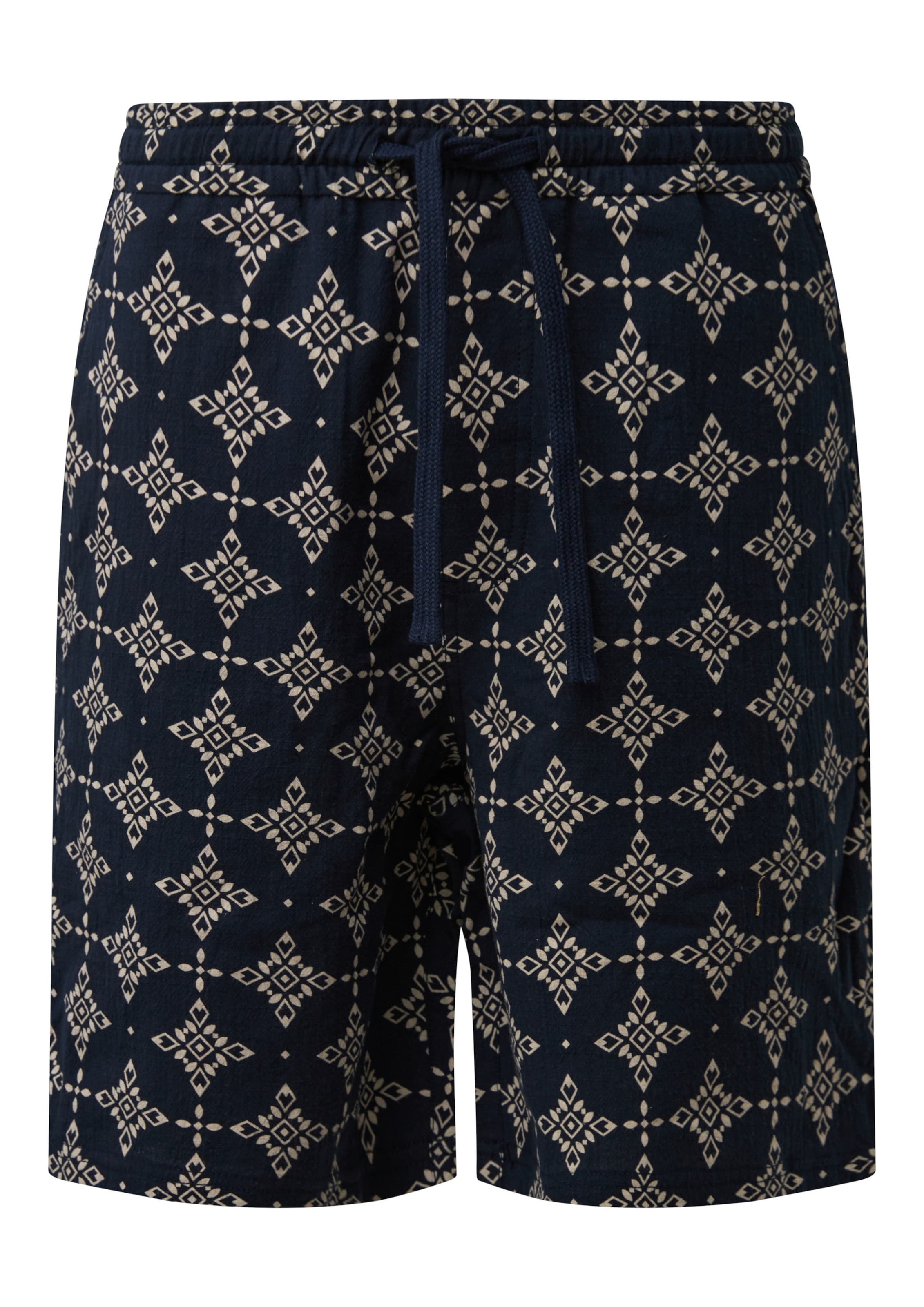 s.Oliver Pantalon 'Detroit' en 40 en beige / bleu marine, Vue avec produit