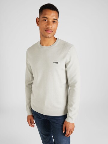 BOSS Pullover 'Momentum' in Beige: predná strana