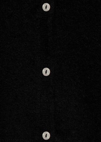 MANGO TEEN Knit Cardigan 'Curly' in Black