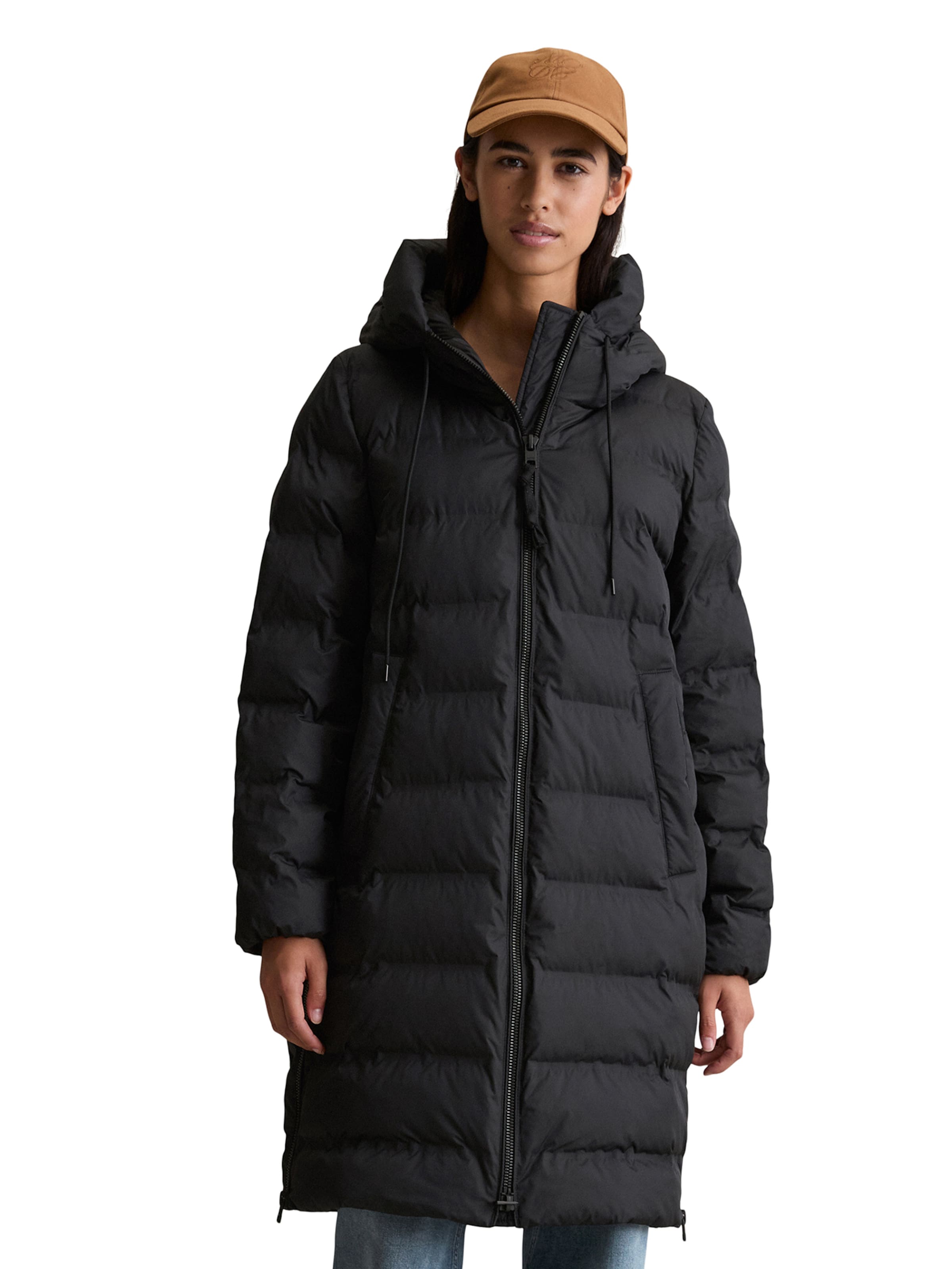 Marc O'Polo DENIM Winter Coat in Black: front