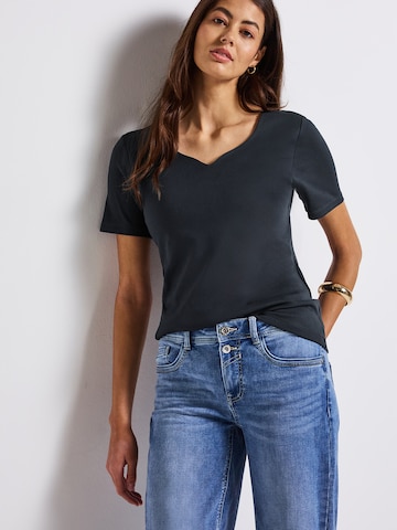 T-shirt STREET ONE en bleu : devant
