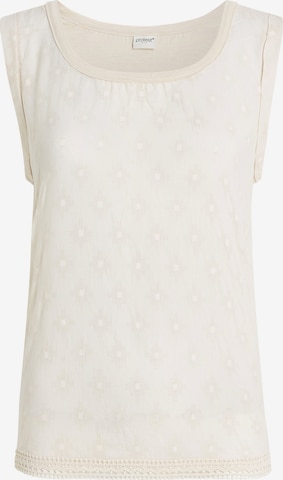 PROTEST Top 'PRTJONNY' in White: front