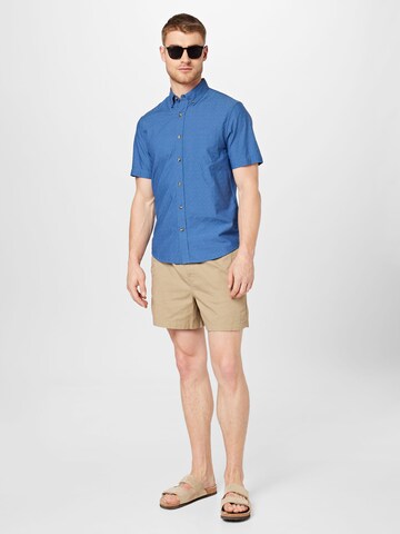 Banana Republic Regular Fit Hemd in Blau