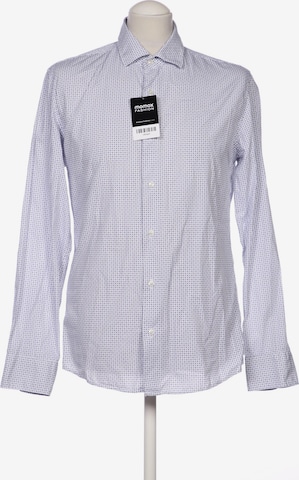 MANGO MAN Button Up Shirt in S in White: front