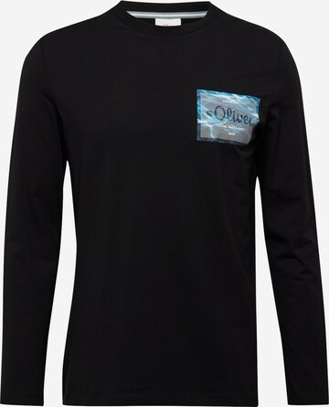 T-Shirt s.Oliver en noir : devant