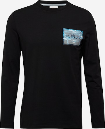 s.Oliver Shirt in Black: front