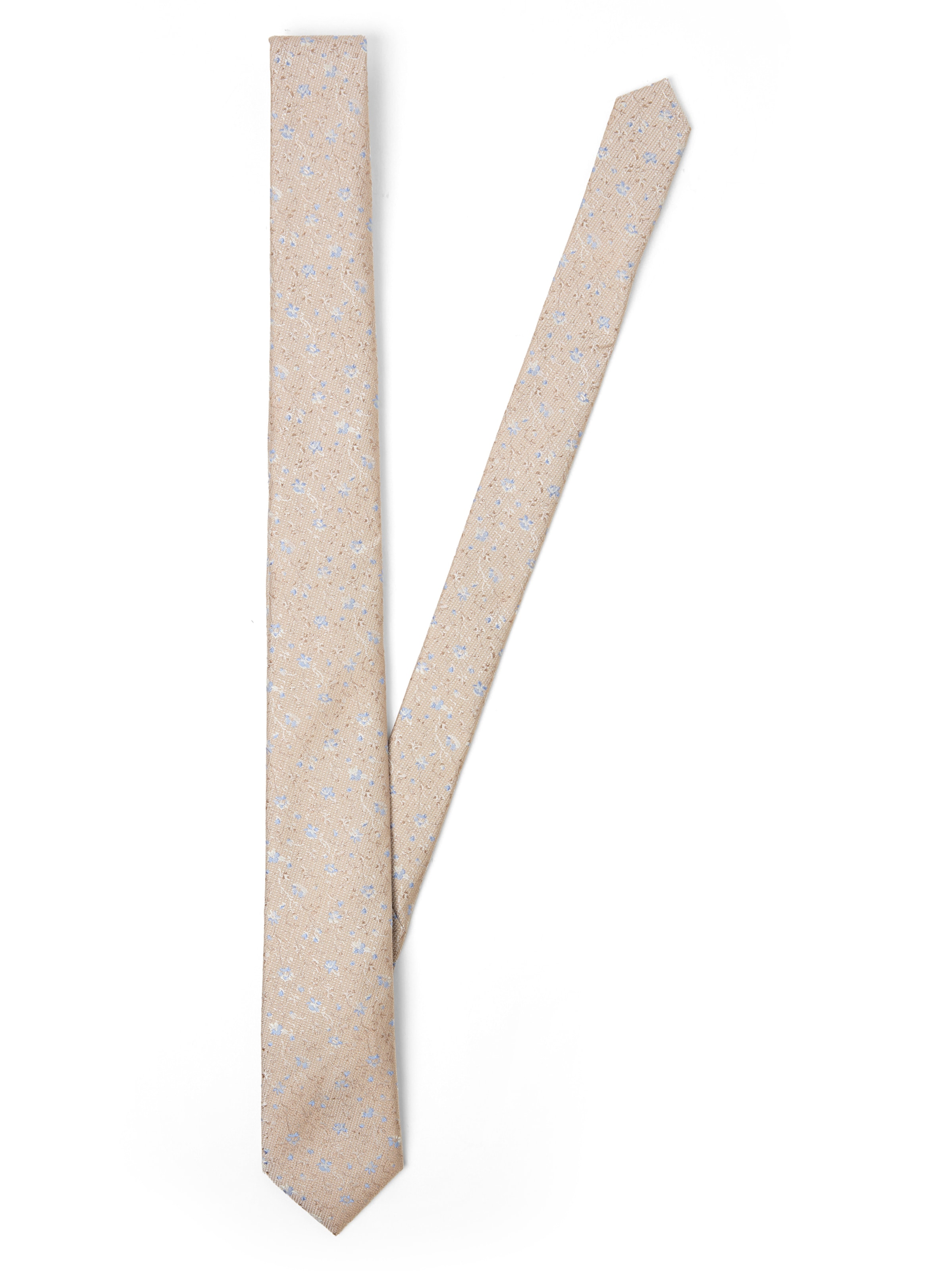 ROY ROBSON Set: Fliege und Einstecktuch in Beige