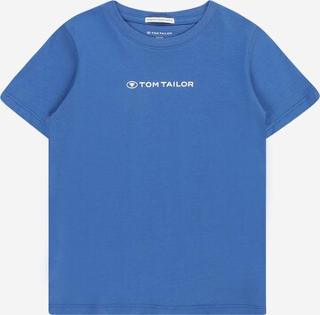 T-Shirt TOM TAILOR en bleu : devant