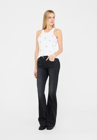 Liu Jo Flared Jeans in Schwarz