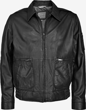 JCC Lederjacke in Schwarz: Vorderseite