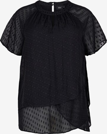 Zizzi Blouse in Black: front