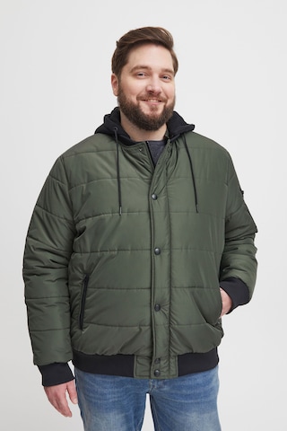 BLEND Winter Jacket in Green: front