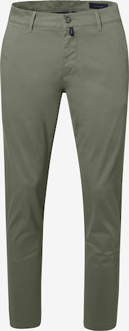 PIERRE CARDIN Chino Pants 'Calais' in Green: front