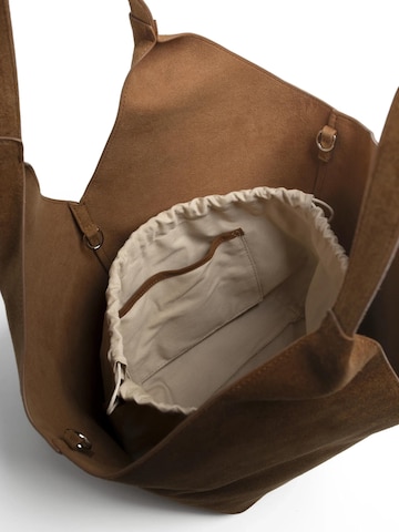 L37 HANDMADE SHOES Ročna torbica 'NOTHING LEFT TO PROVE' | rjava barva