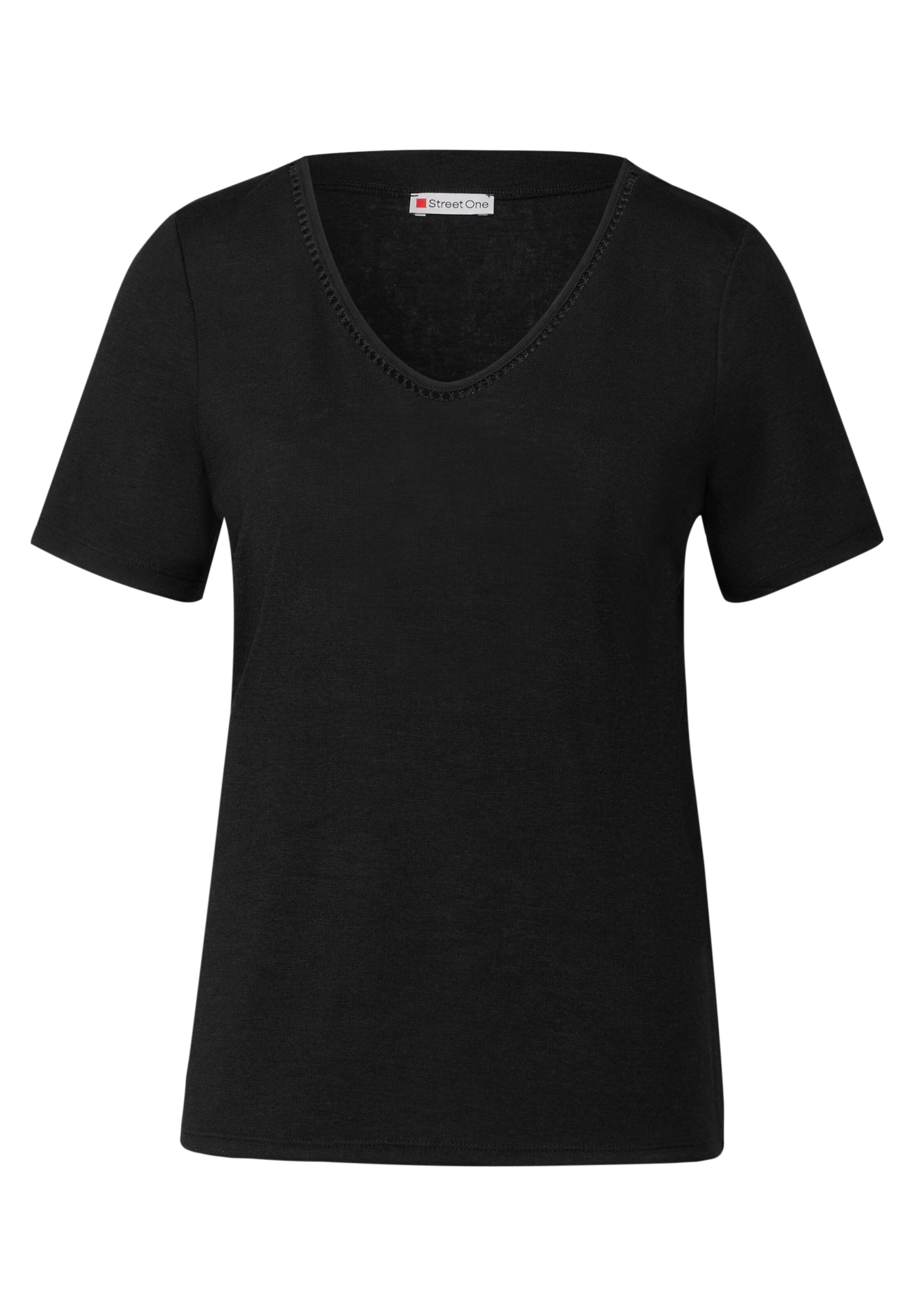 STREET ONE Shirt in Black: front