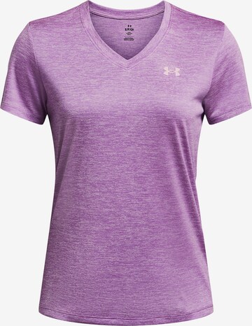 UNDER ARMOUR Performance Shirt 'Tech' in Purple: front