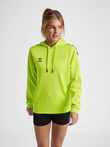 Hummel Sportief sweatshirt in Groen: voorkant