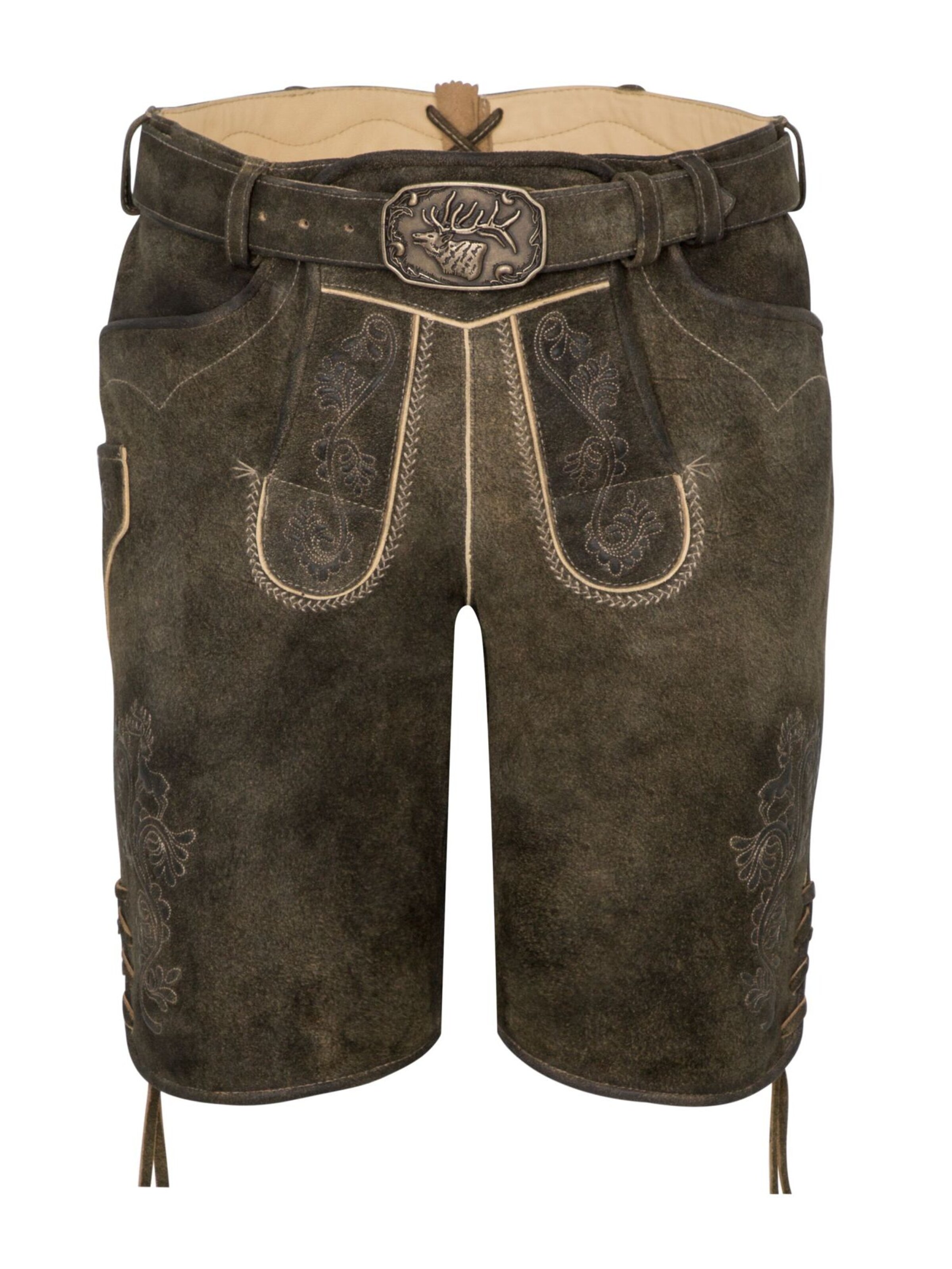 Regular Pantalon folklorique 'Wagnun' SPIETH & WENSKY en beige : devant