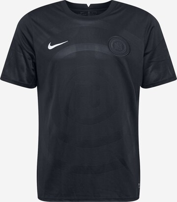 NIKE Functioneel shirt in Zwart: voorkant