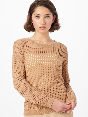 Pull-over 24COLOURS en marron : devant