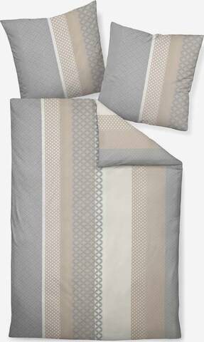 JANINE Duvet Cover in Beige: front