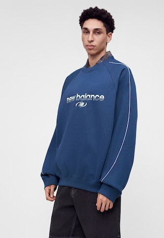 new balance Bluzka sportowa w kolorze niebieski