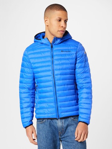 Champion Authentic Athletic Apparel Tussenjas in Blauw: voorkant