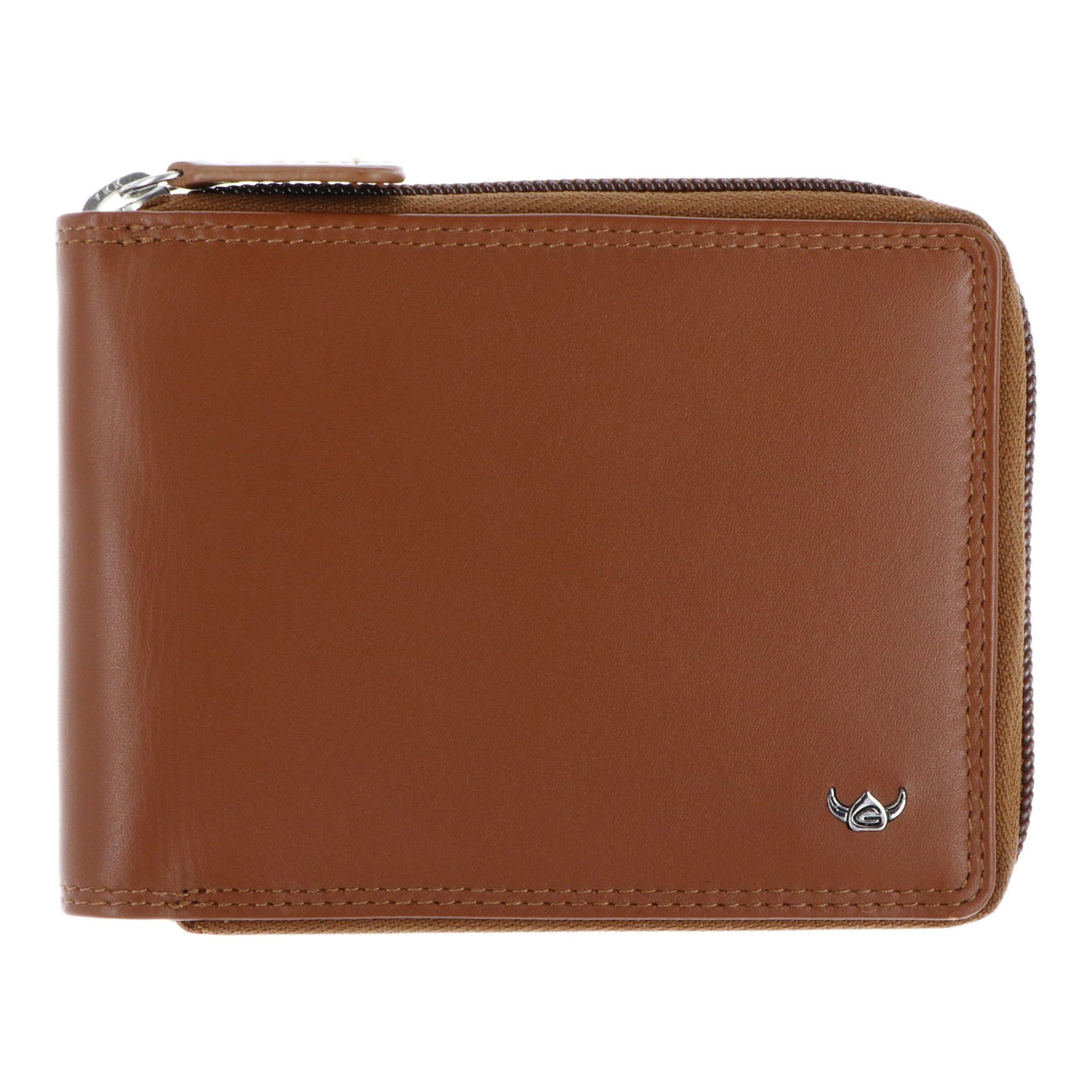 GOLDEN HEAD Wallet 'Polo' in Brown: front