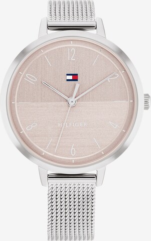 TOMMY HILFIGER Zegarek analogowy w kolorze srebrny