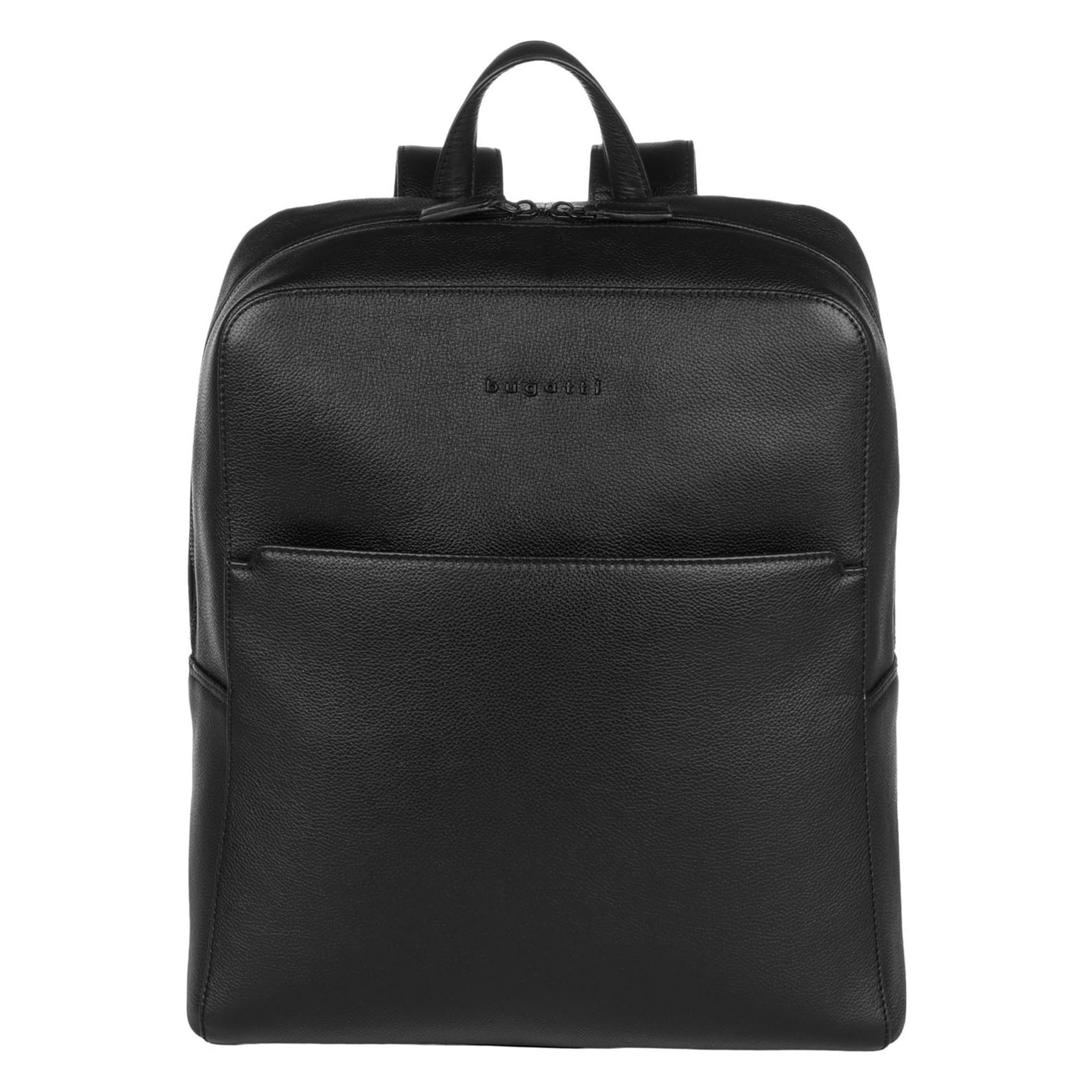 Zaino di bugatti in nero: frontale