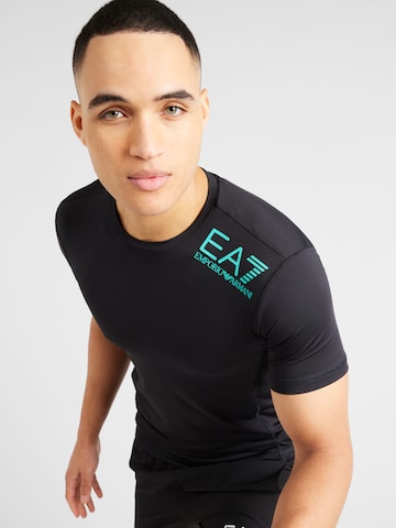 EA7 Emporio Armani Sportshirt in Schwarz