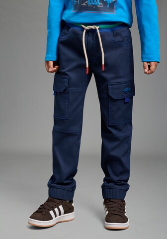 SCOUT Regular Cargohose in Blau