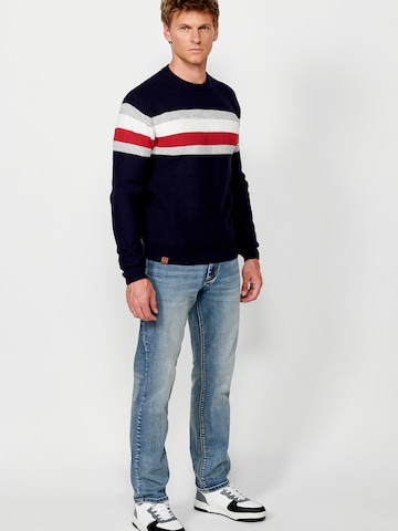 KOROSHI Pullover in Blau