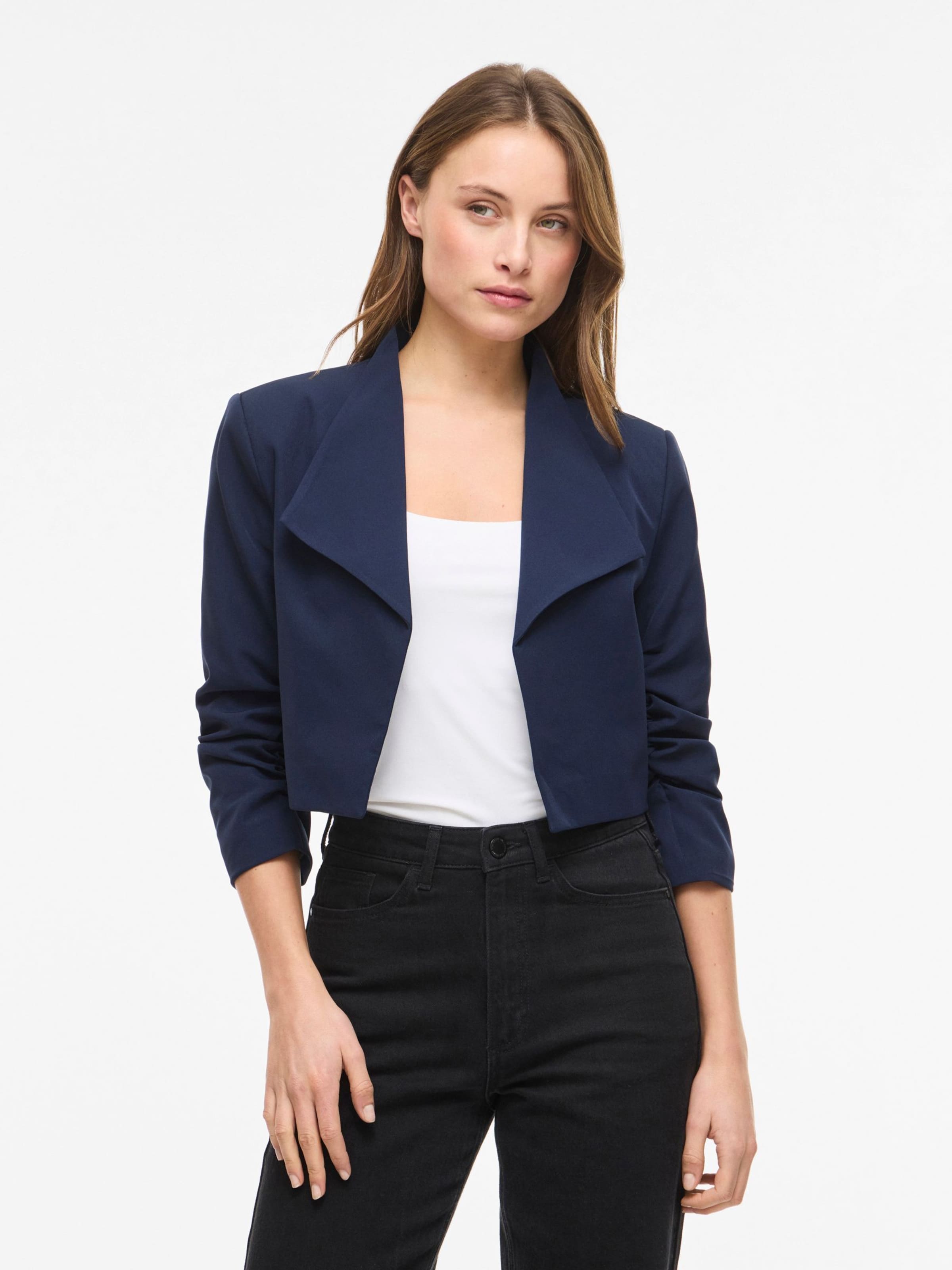 VILA Blazers 'Her' in Blauw: voorkant