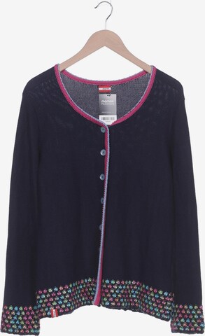 Almgwand Strickjacke XXL in Blau: predná strana