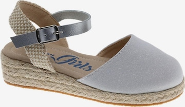 Beppi Sandale in Silber: Vorderseite