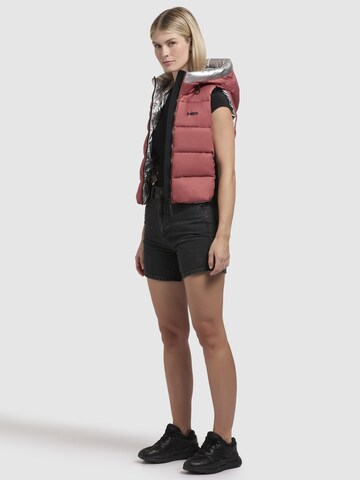 Gilet 'Rina' khujo en rouge