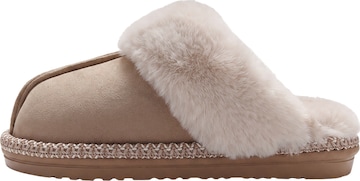 BONVERANO Slippers in Beige: front