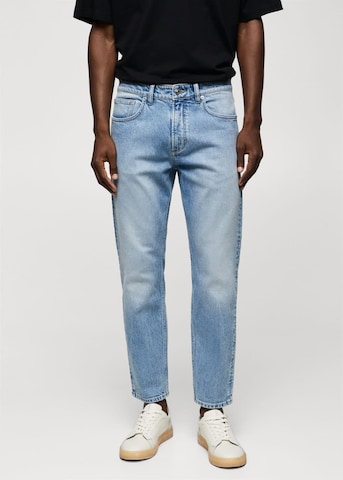 MANGO MAN Regular Jeans 'BEN' in Blue: front
