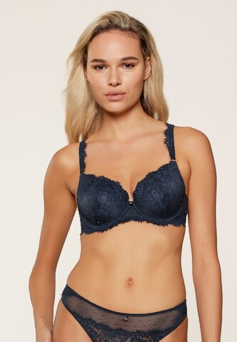 LingaDore T-shirt Bra in Blue: front