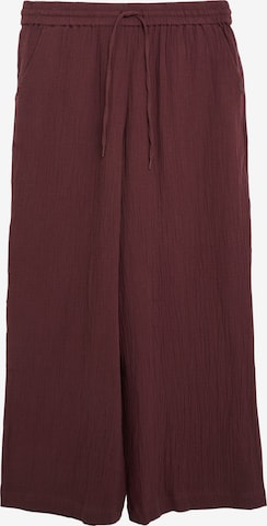 Pantalon QS en rouge : devant