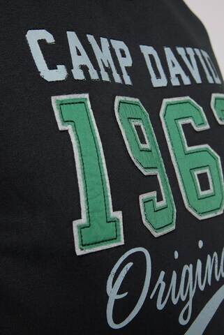 CAMP DAVID Sweatshirt mit Artwork im Retro-Style in Schwarz