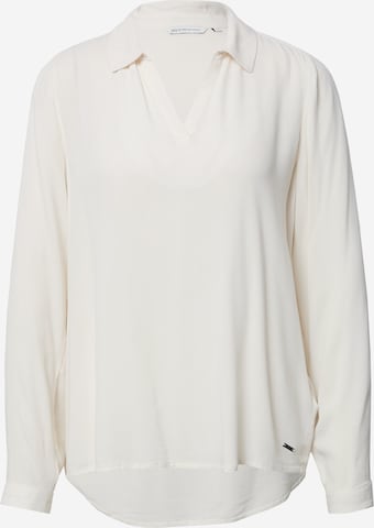 TOM TAILOR DENIM Blouse in White: front