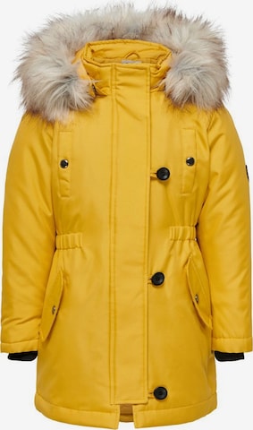 Veste d’hiver KIDS ONLY en jaune : devant