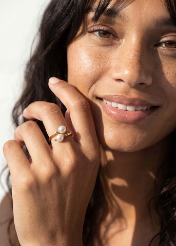 Anello 'Pearl Muse' di PURELEI in oro: frontale