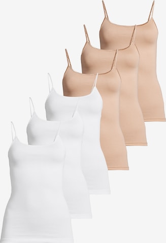 CON-TA Unterhemd 'Modal' in Braun: Vorderseite